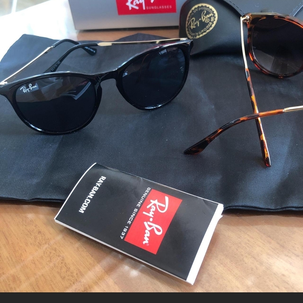 Ray-Ban Black Sunglasses (Ericka, RB4171)